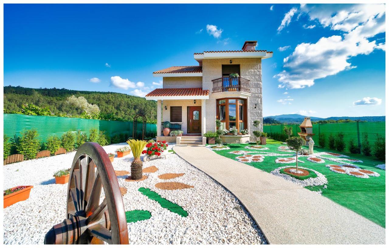 Casa Victoria Garden Con Jacuzzi Y Piscina Villa Caldas De Reis Eksteriør bilde
