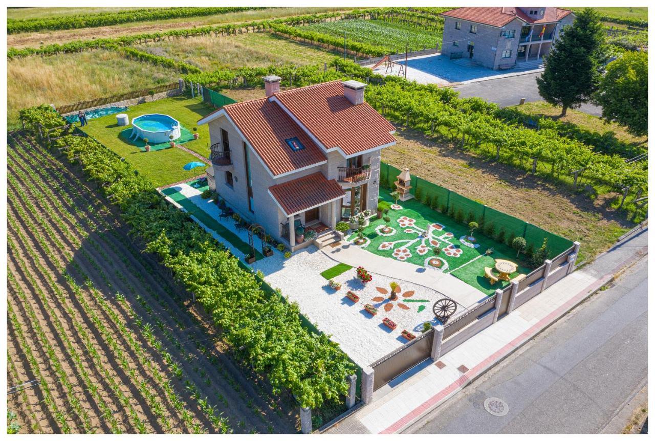 Casa Victoria Garden Con Jacuzzi Y Piscina Villa Caldas De Reis Eksteriør bilde