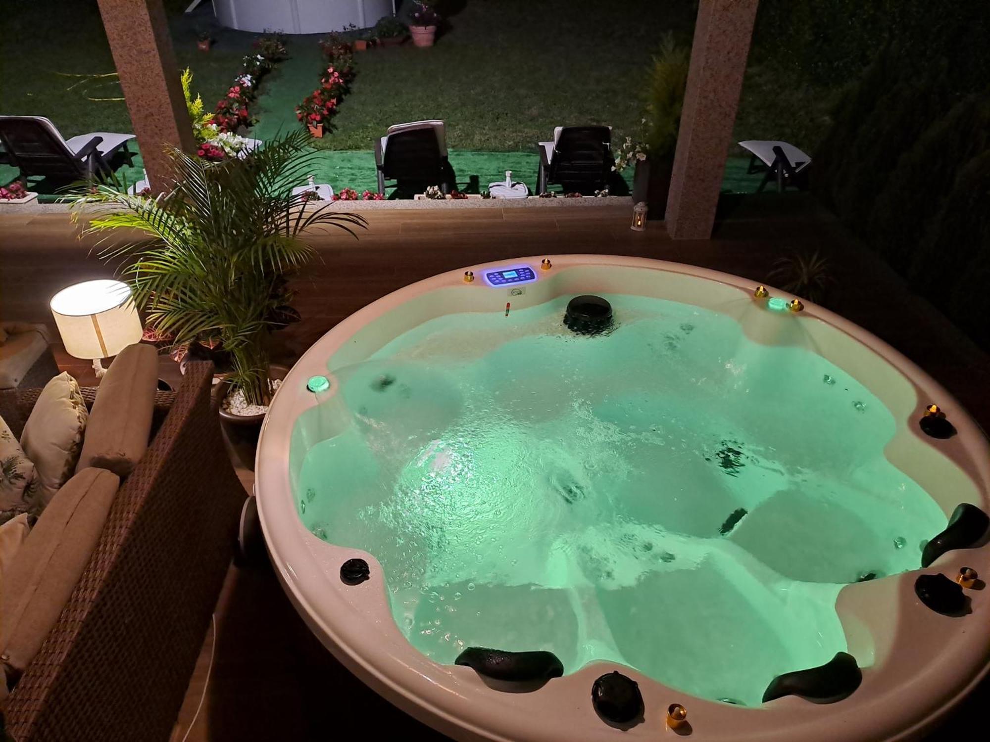 Casa Victoria Garden Con Jacuzzi Y Piscina Villa Caldas De Reis Eksteriør bilde